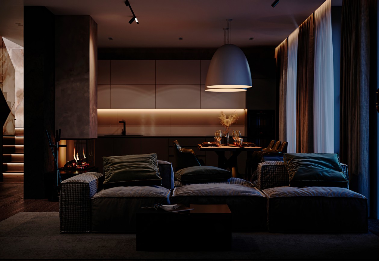 117㎡公寓 捕捉质朴的优雅-3