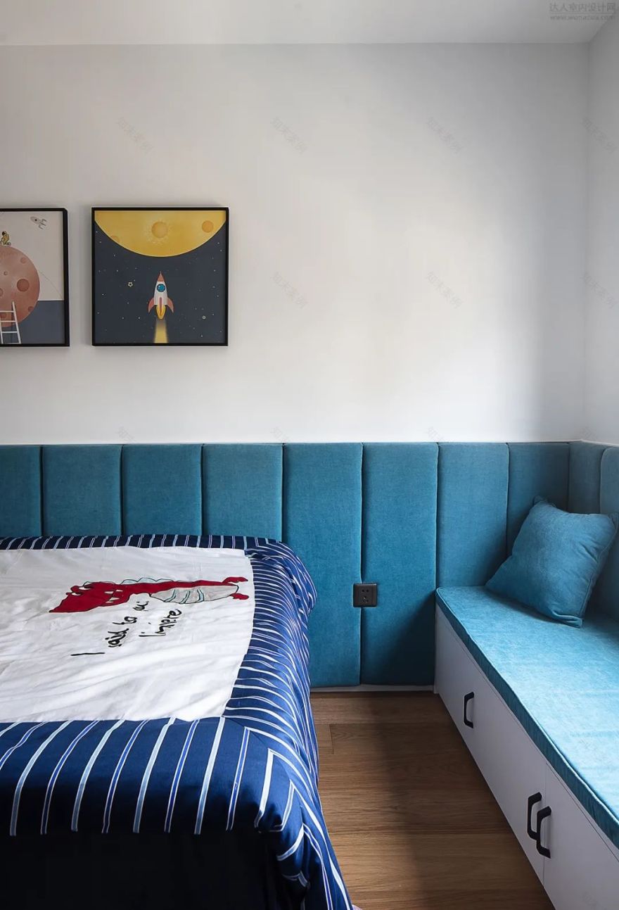 优雅时光 | 160㎡摩登私宅,艺术与生活的完美对话-73