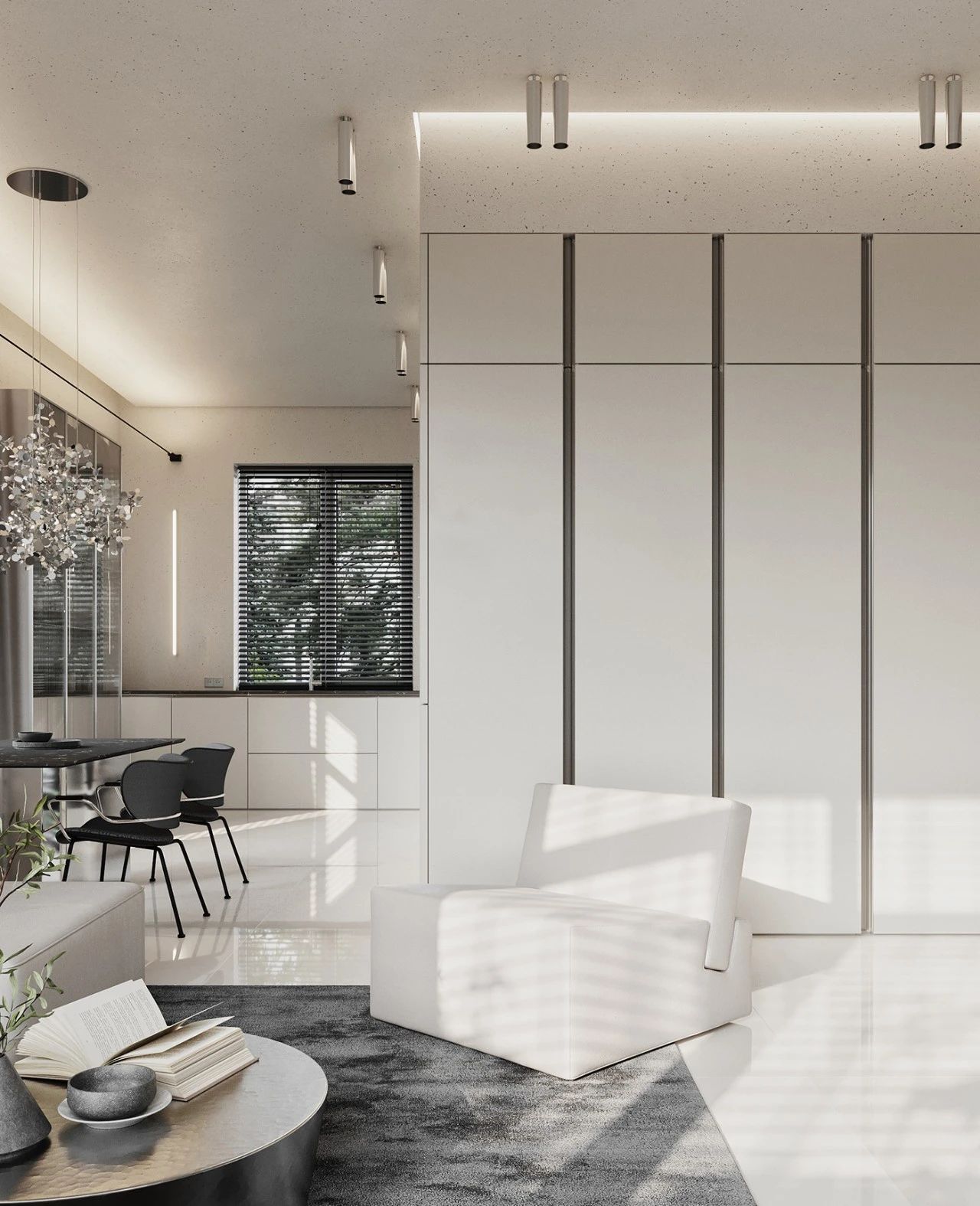 俄罗斯简约优雅公寓设计丨VERITY DESIGN-23