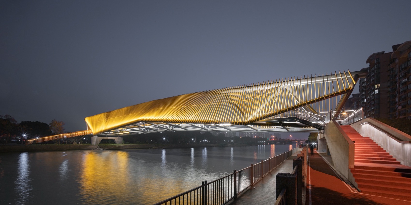 百穗桥·青浦南箐园北侧人行桥丨中国上海丨致正建筑工作室+博风建筑-60