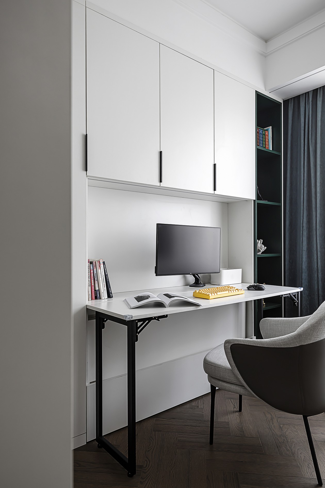 精装修,家有儿女打造高颜值家庭图书馆-16