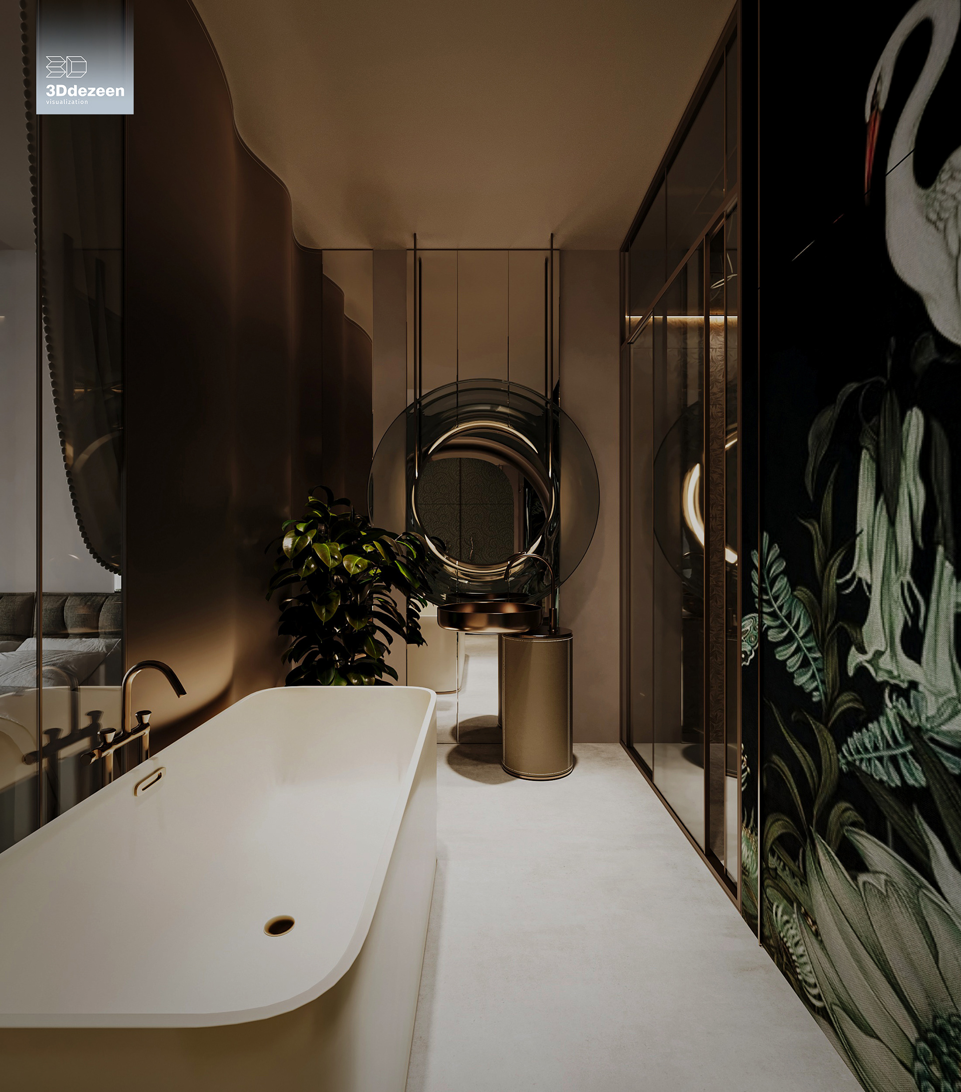 Miami Apartment 室内设计可视化丨美国-55