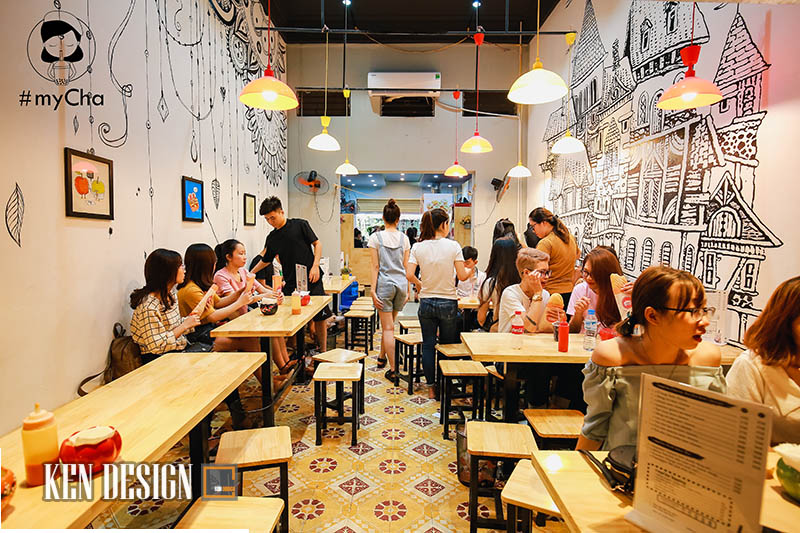 MyCha奶茶店丨越南河内丨Kendesign-17