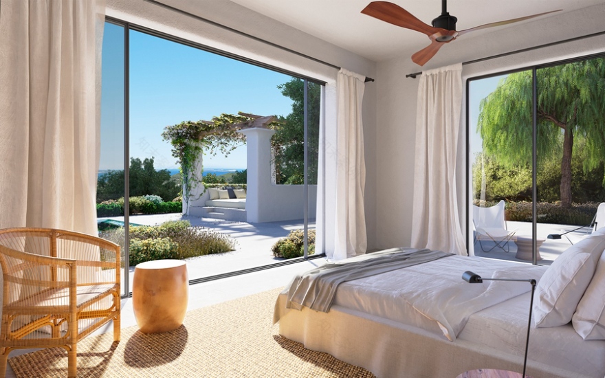 18 位建筑大师的伊维萨岛私人别墅设计,自然融入奢华-124