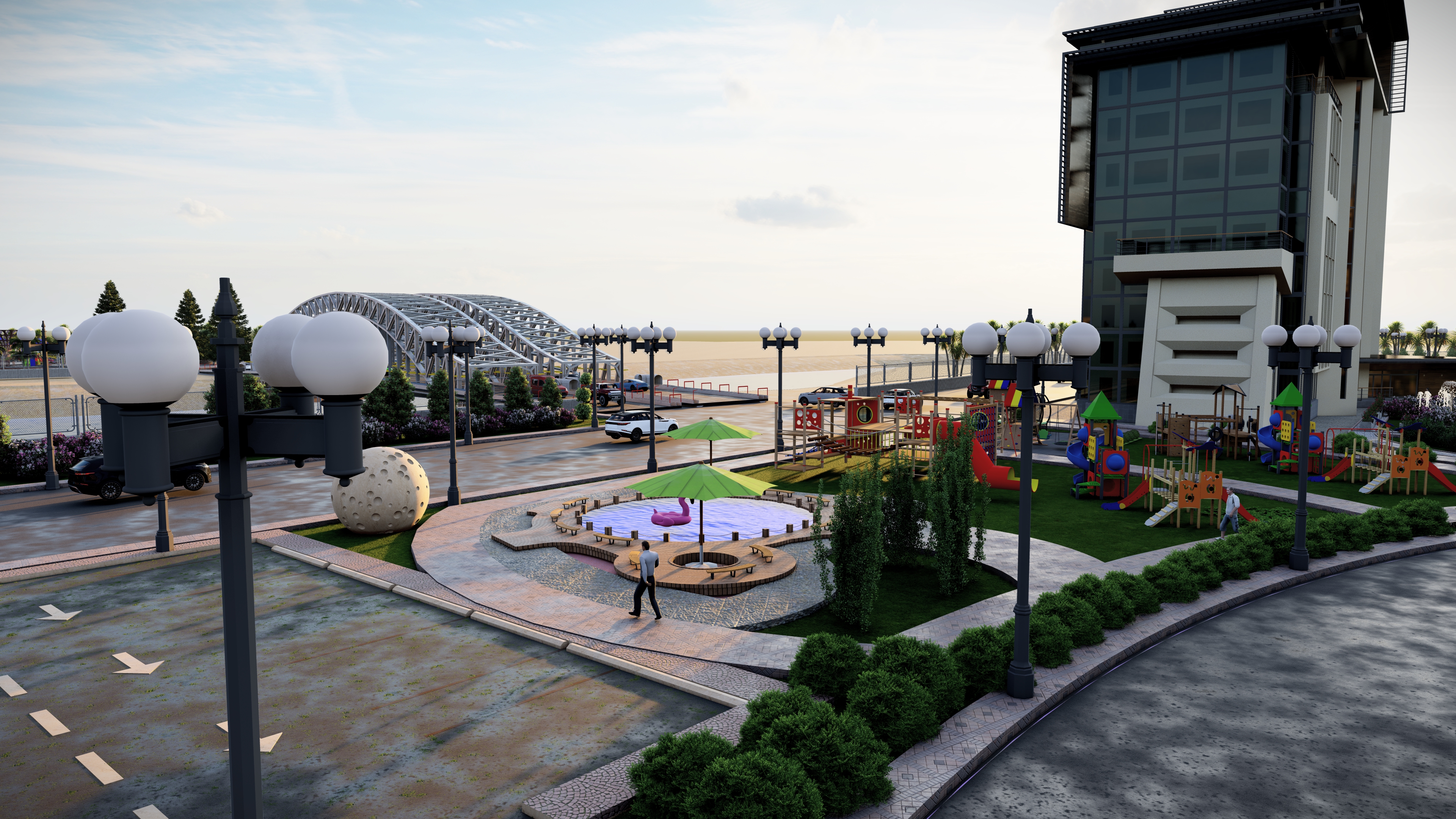 قريه سياحيه كامله علي مساحة 70 الف متر-21