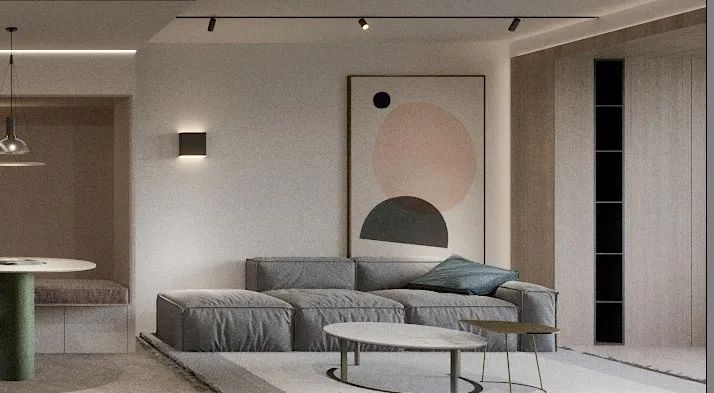 上海瑞华雅苑 110m2 现代简约之家，环形动线打造高级趣味的家-50