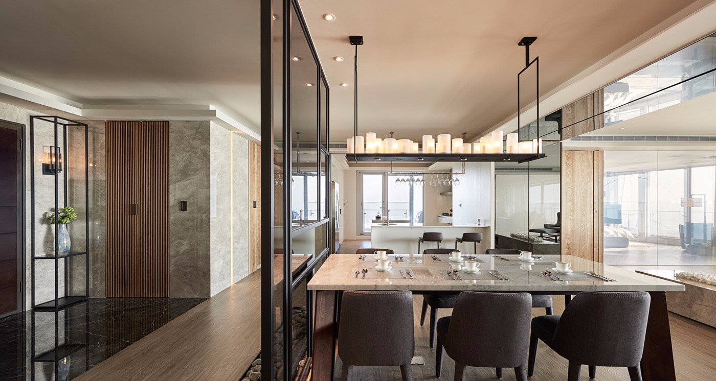 现代简约住宅光合作用设计 原木玻璃窗打造自然空间-6