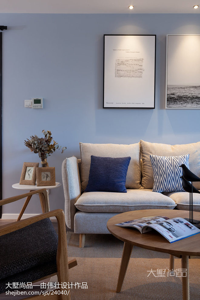 100㎡清爽北欧公寓·初夏的海风-15