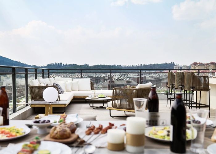 昆明中海云麓九里上下叠样板间丨中国昆明丨成都李益中空间设计-71