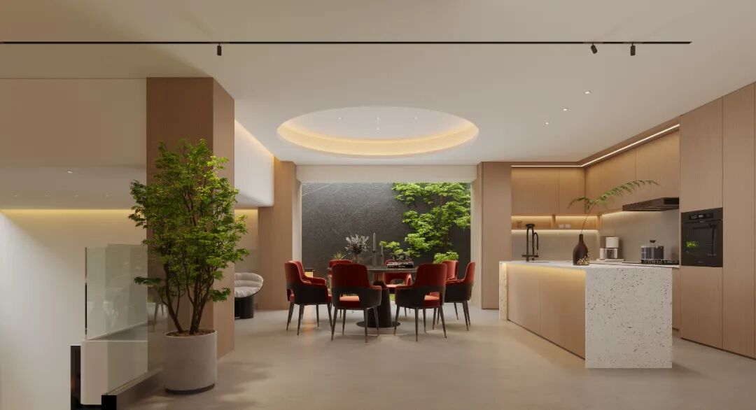 江山樾别墅·暖到心里的美拉德色系丨中国桂林丨品之筑设计-81