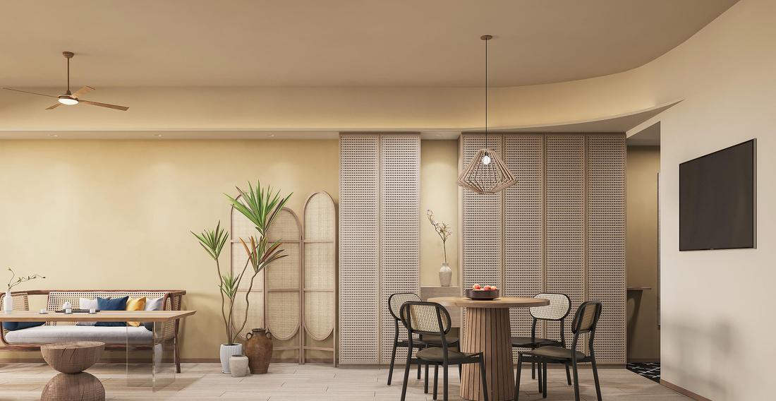 禅意东南亚 · 开放式布局与藤编元素的完美结合-0