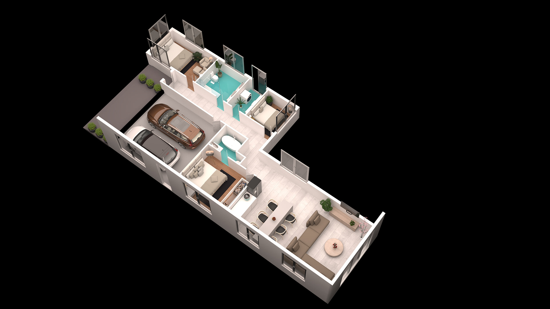 3D Floor plan designs-8