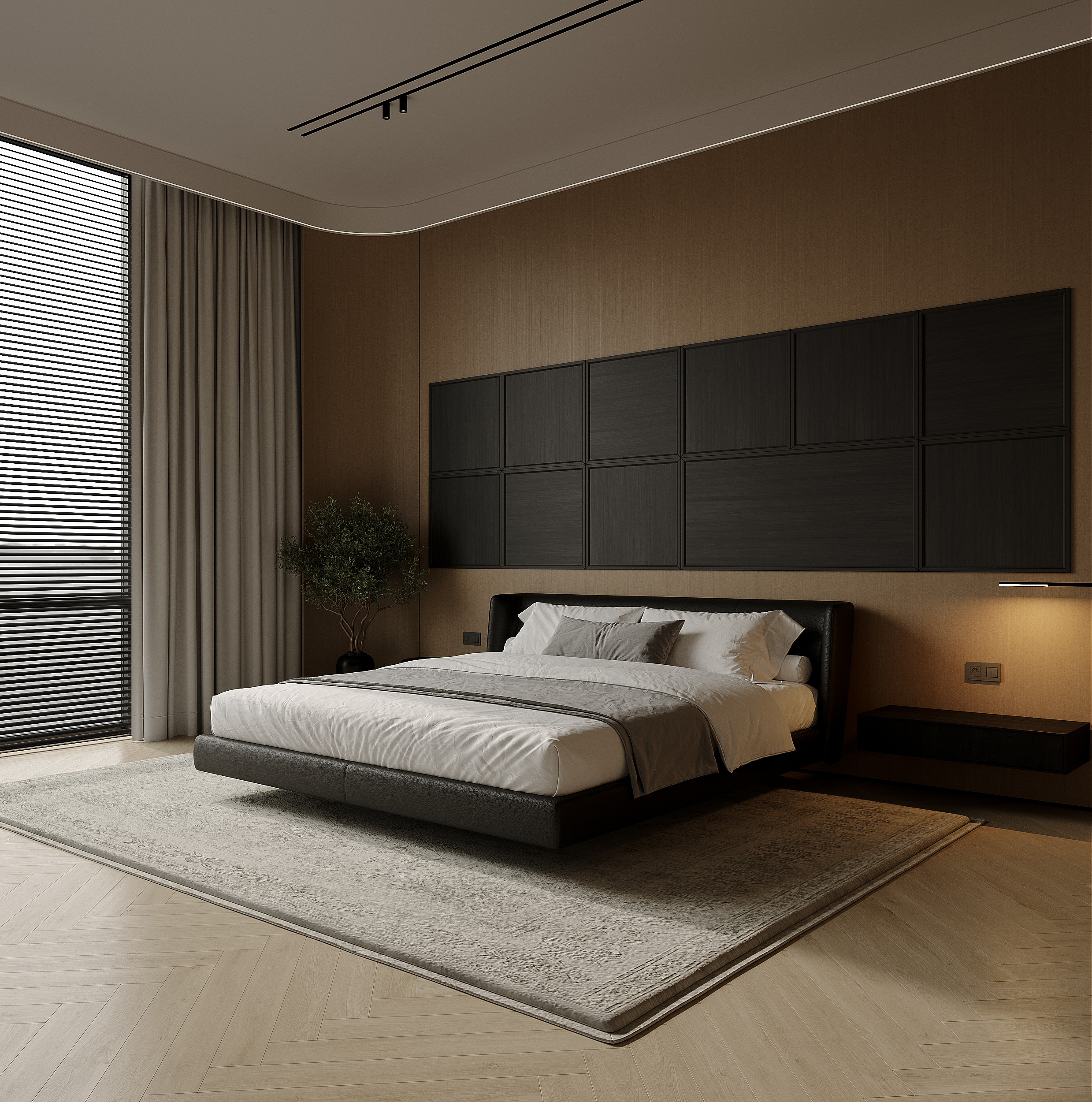 主卧设计项目丨Mohammed Yossef-8