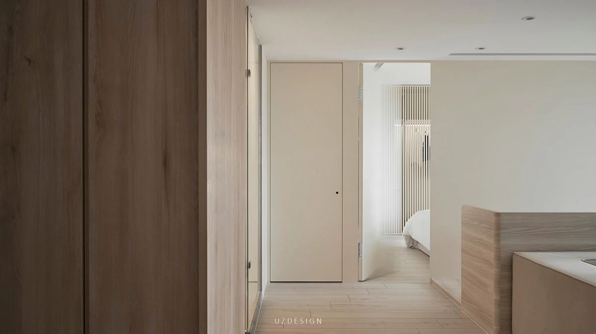 奶油风两室一厅住宅设计-19