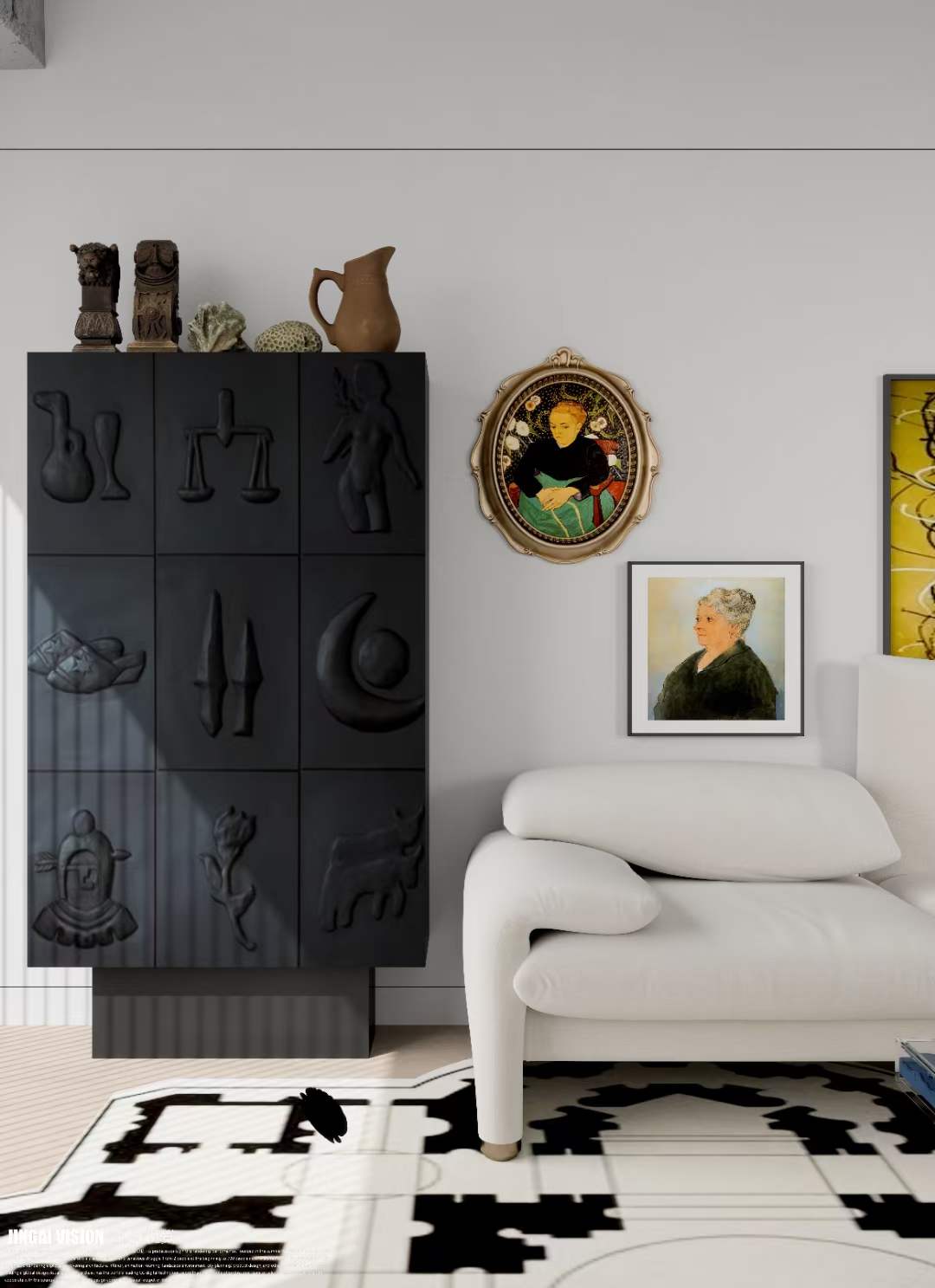 侘寂混搭风--金该唐一组作品-1