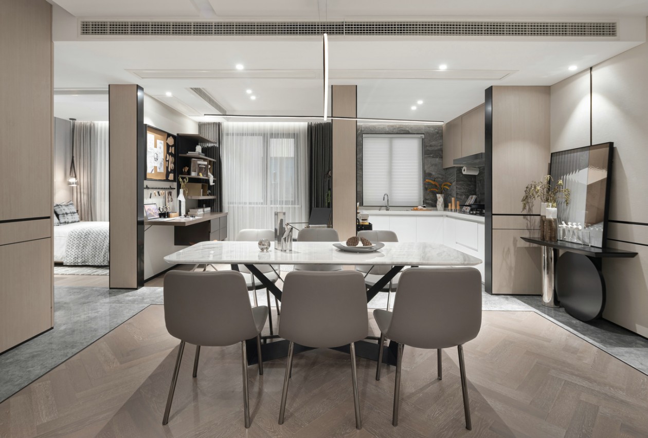 《岁月神偷》灵感打造,129㎡样板间诠释时间与情感共鸣-14