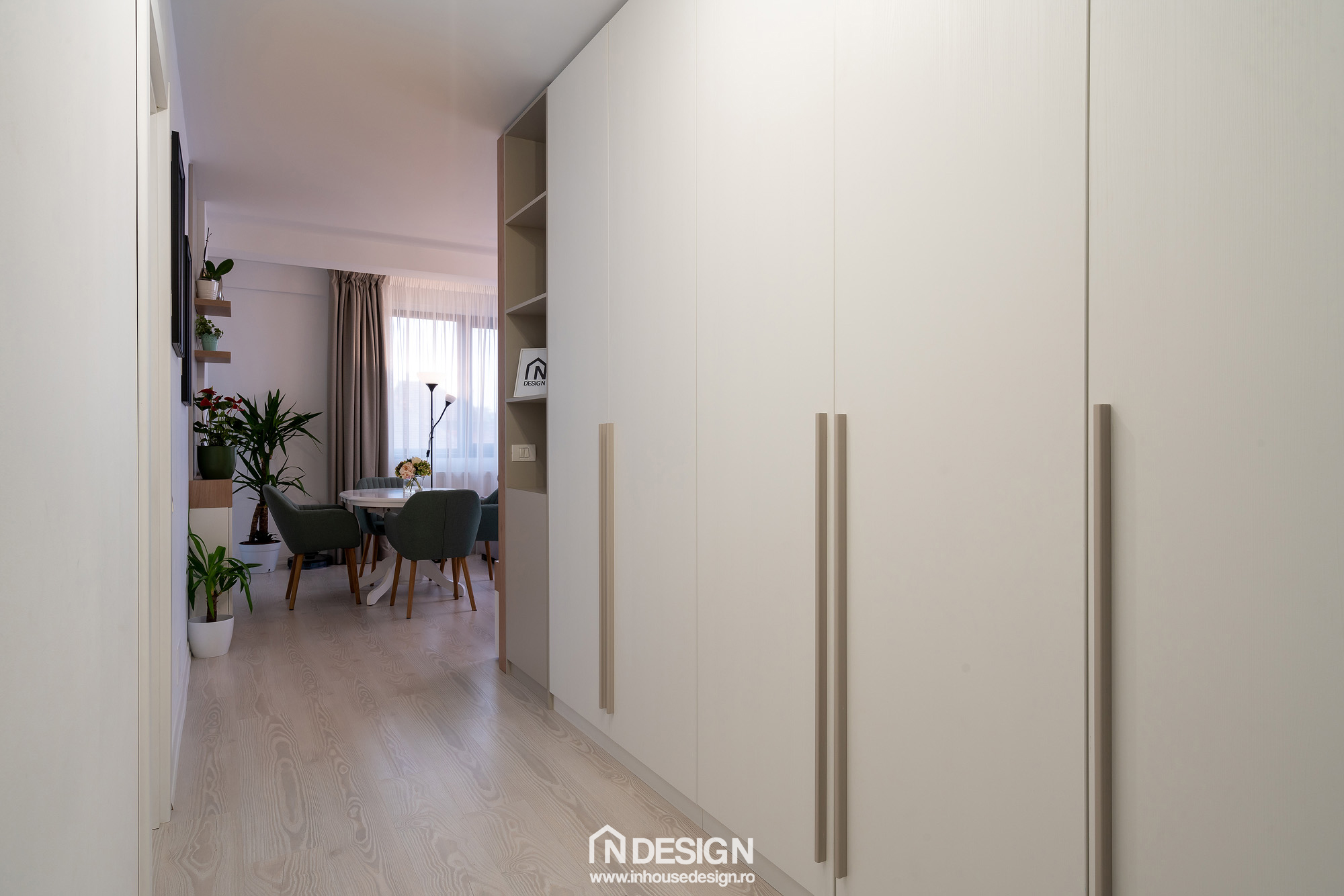 布加勒斯特91·5㎡三居室公寓斯堪的纳维亚风格装修丨罗马尼亚布加勒斯特丨In House Design-7