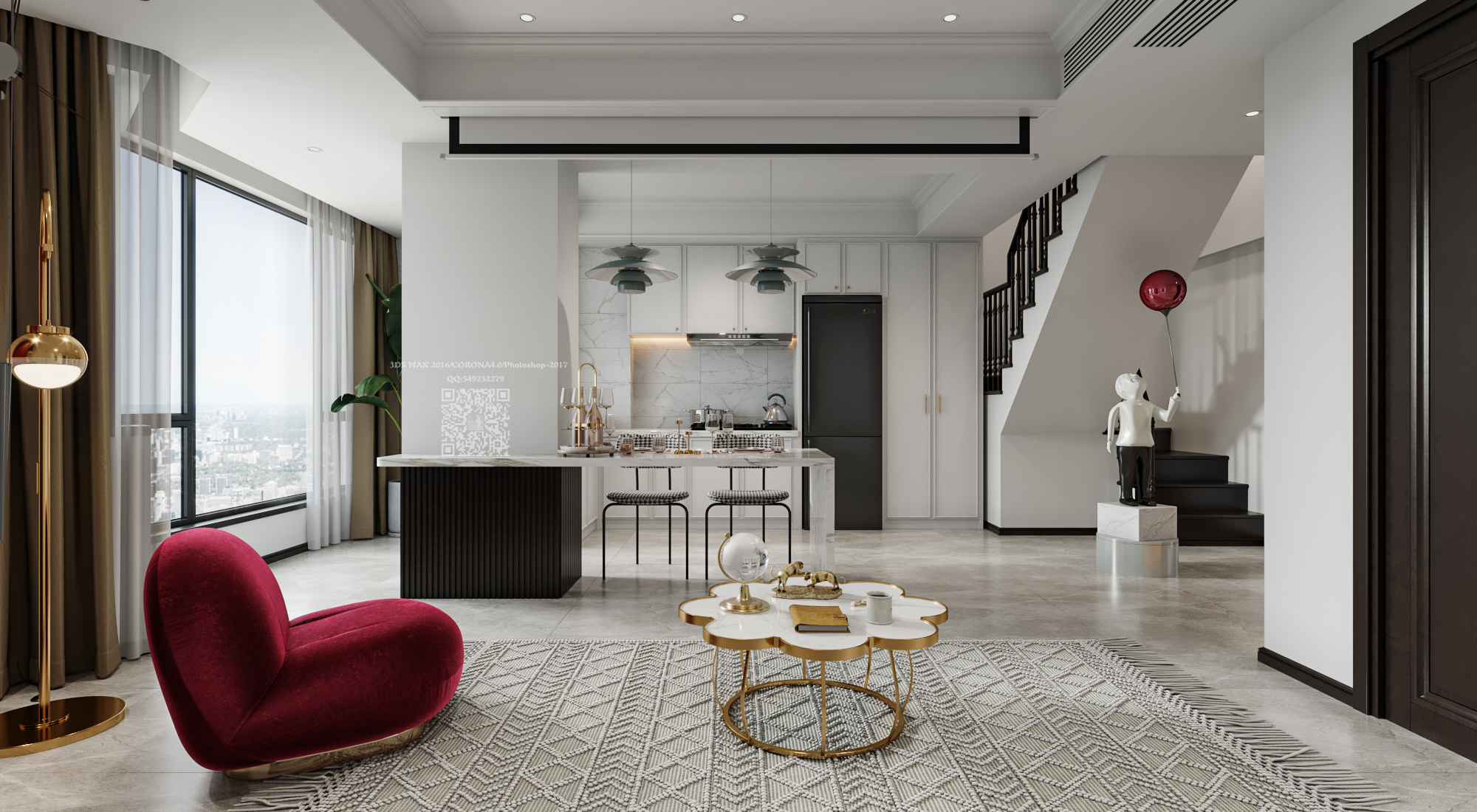 知名设计师打造现代简约公寓-10