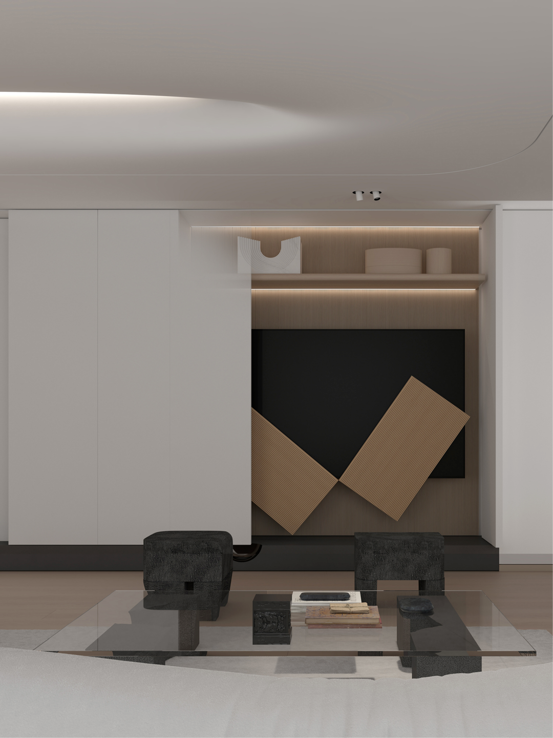 130㎡ 上海私宅 对望陆家嘴~ 实景拍摄-7