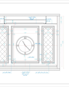 Shop drawing of Dinning room in KSA