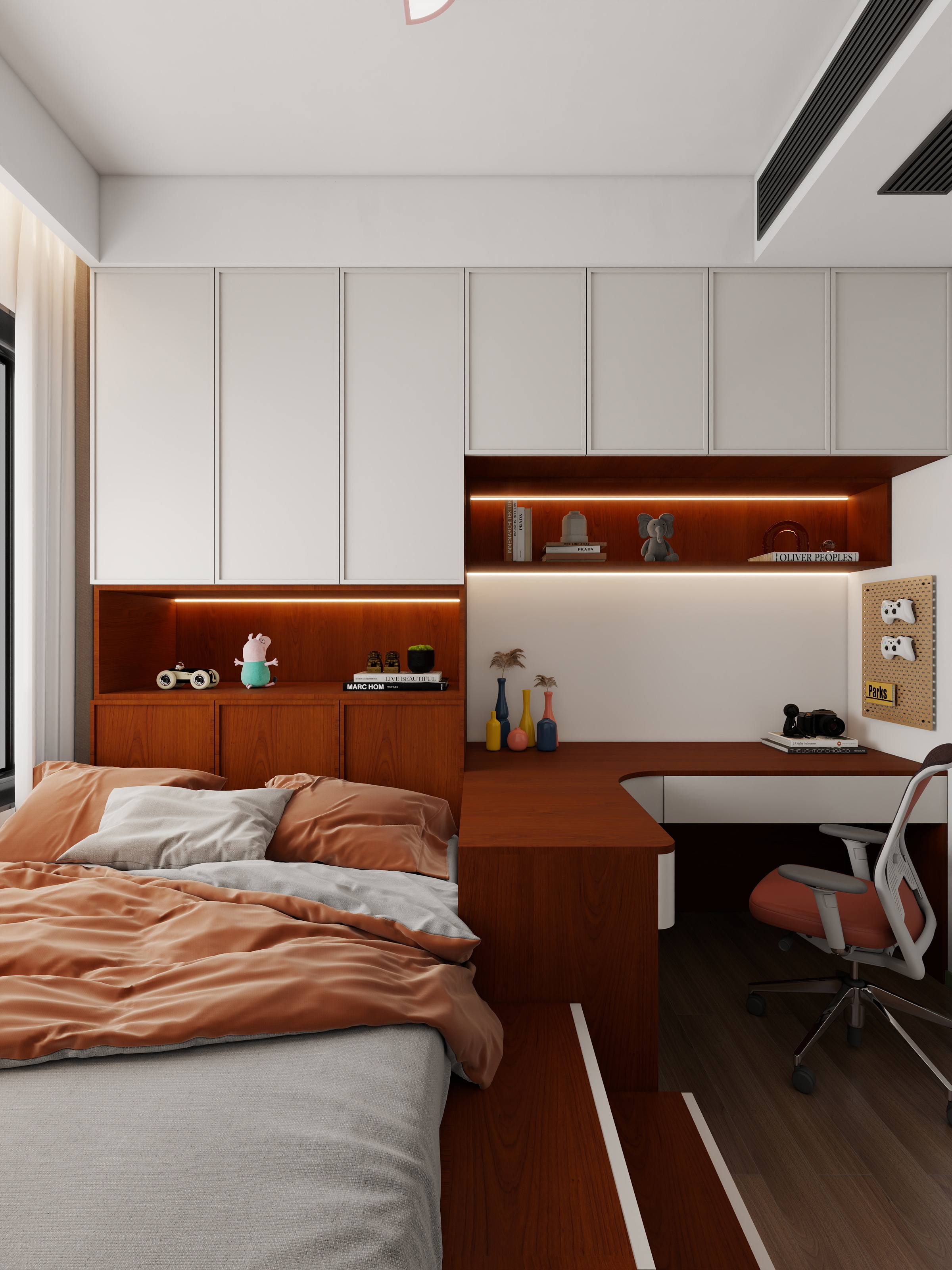 四川成都金域华府（100平方中古风三居室）-49