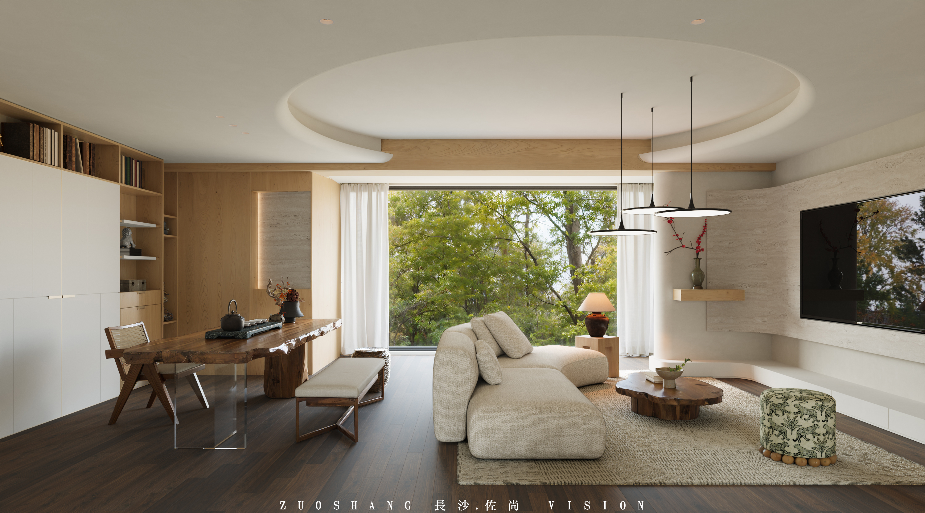 别墅原木风丨长沙佐尚视觉-15