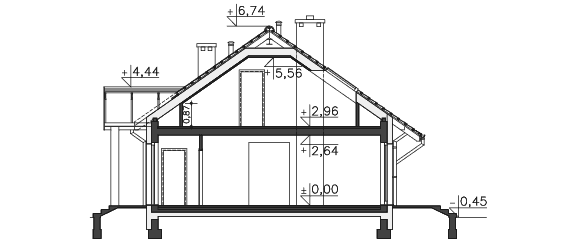 现代带阁楼房屋项目-20