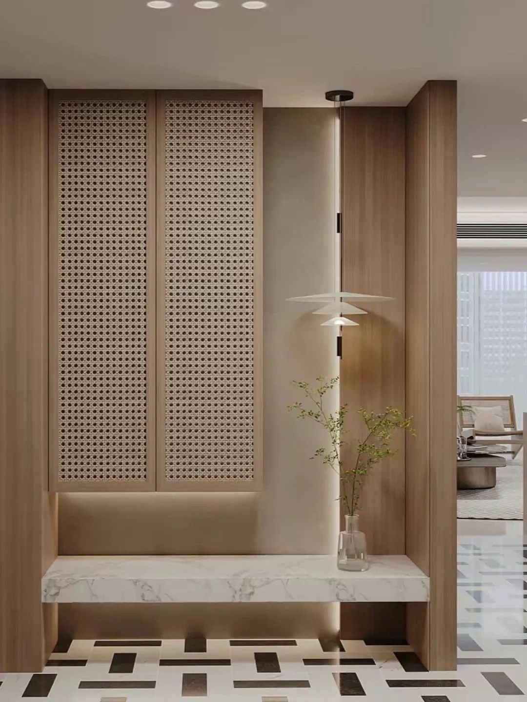 百款门厅柜设计案例，让家焕然一新-43