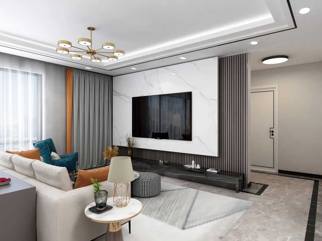 世界冠郡130㎡现代简约，简洁温雅的家，自由悠哉的生活-19