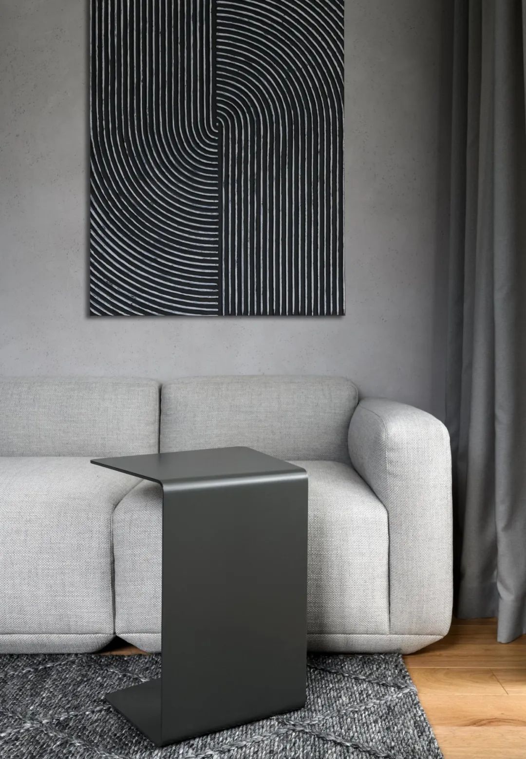 川谷堂 115㎡高级灰设计丨LINES design bureau-49