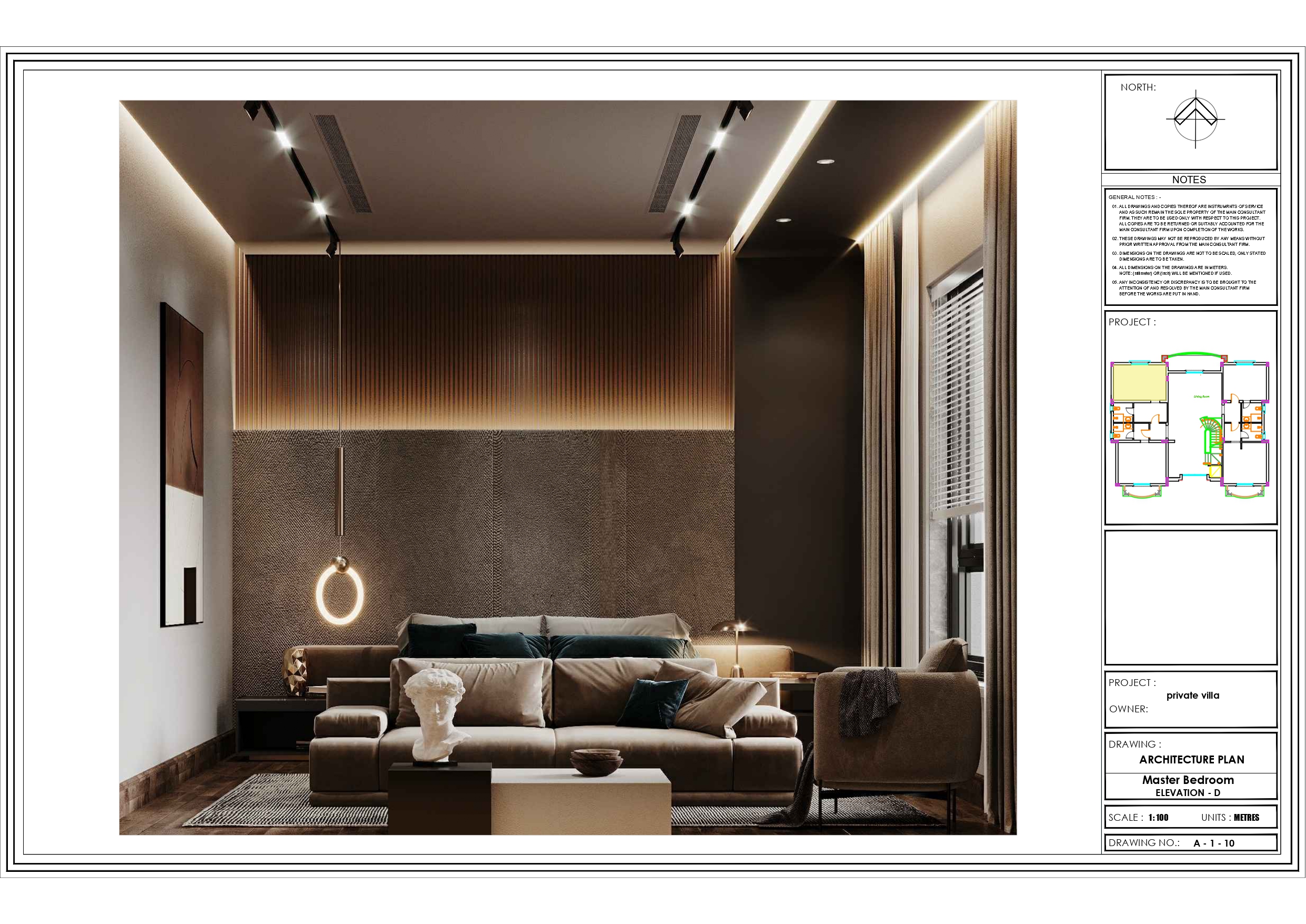 Shop drawings for Bedroom-6