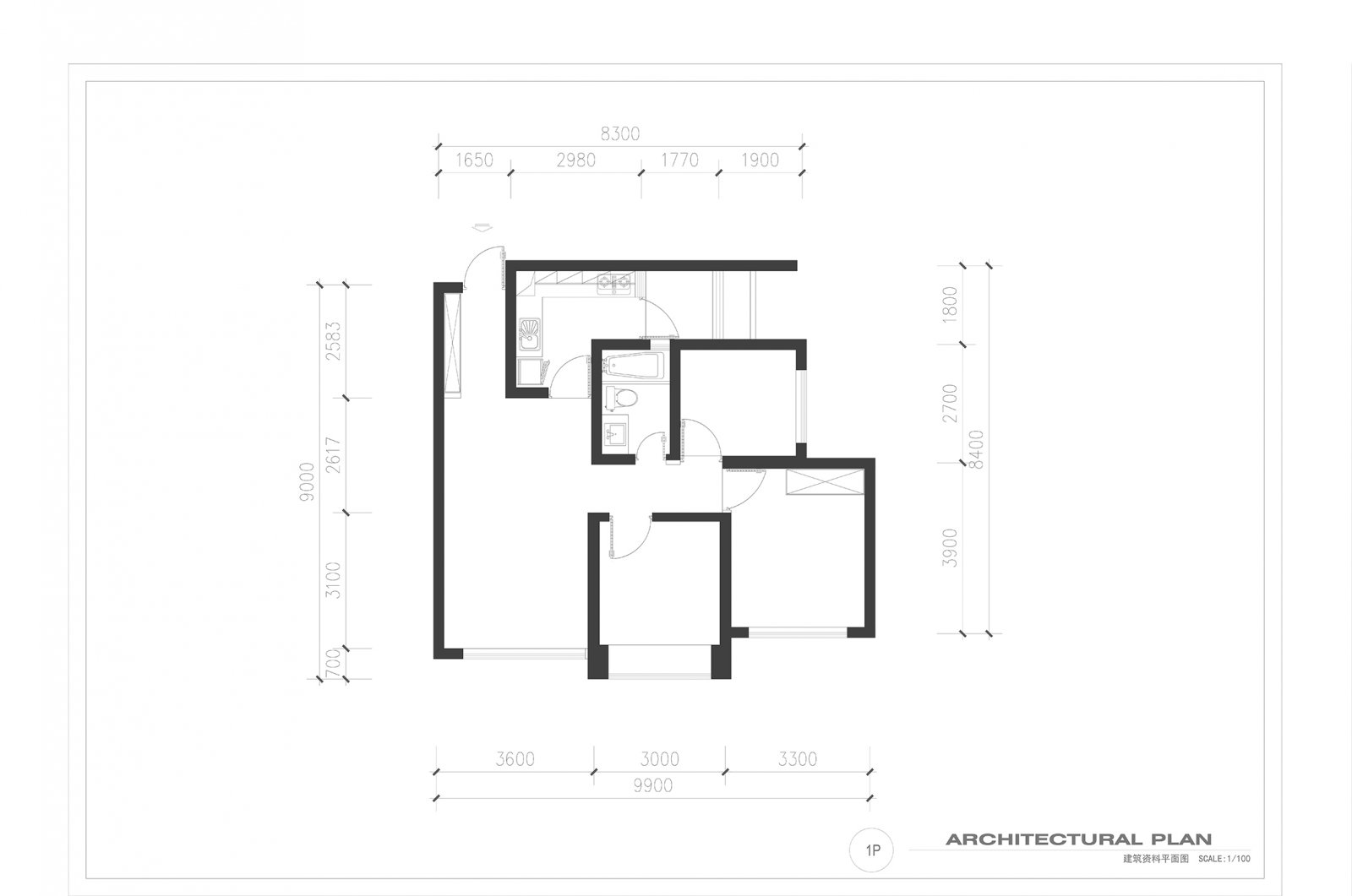 88㎡北欧风住宅  灰度空间-28