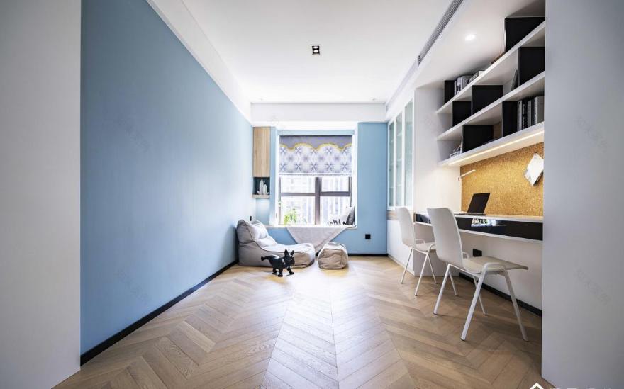 理居设计丨小户型全开放餐厨客书房,空间利用最大化-44