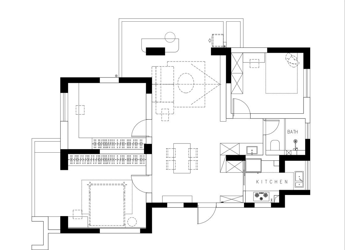 南京全景窗采光空间设计丨中国南京丨纵禾空间设计-3