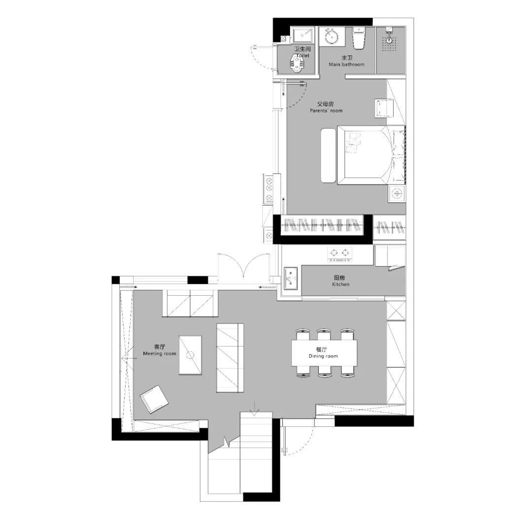 十亩设计 || 邦泰天誉 || 简约 147㎡ || 现代空间-6