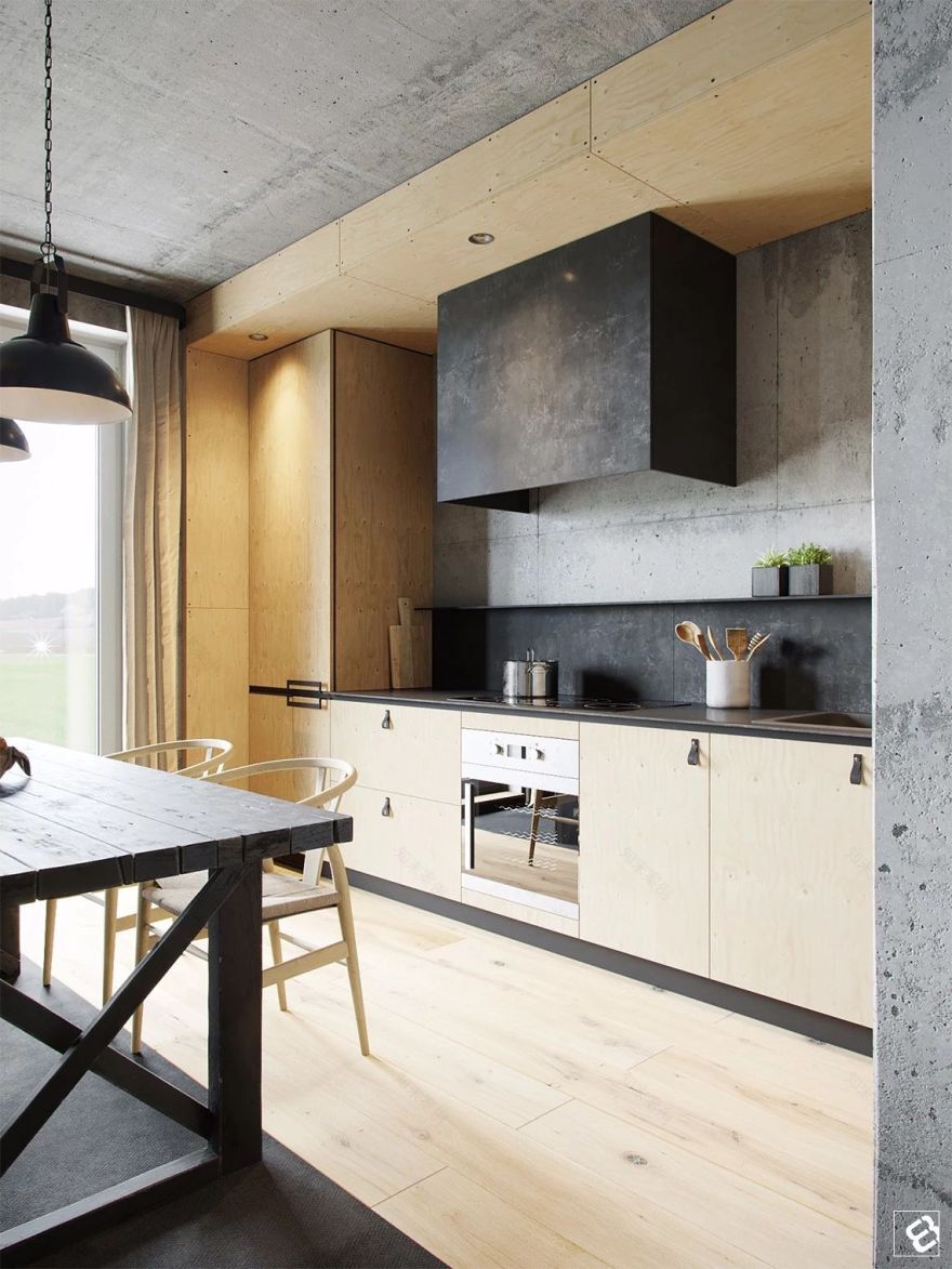 轻工业风 LOFT 住宅设计丨Form8 studio-31