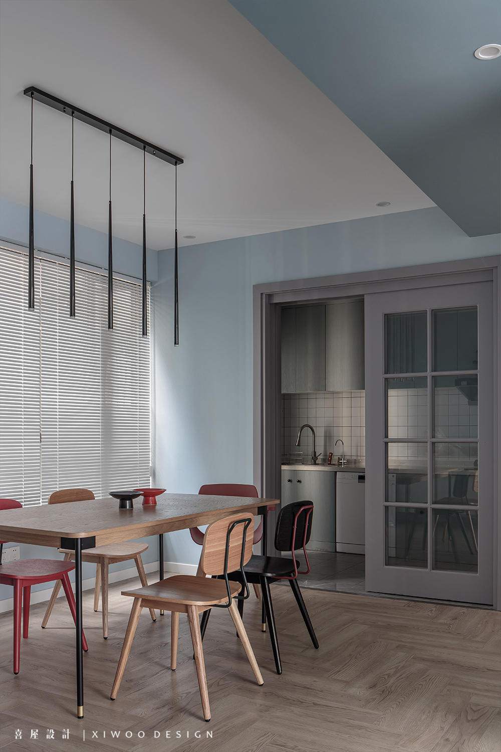 极繁主义打造蓝色海洋之家,温馨治愈空间-18