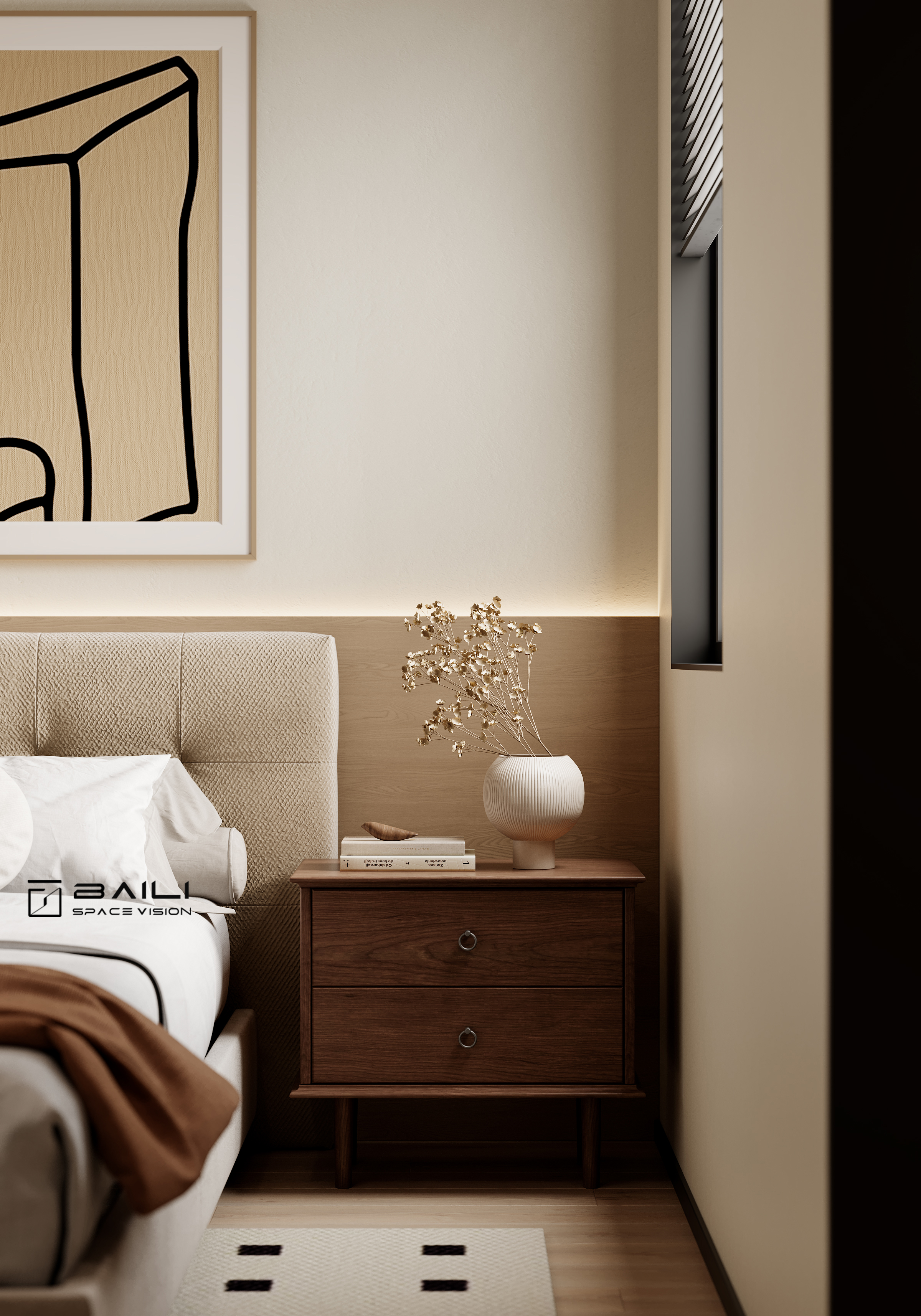 奶油风别墅全屋-28