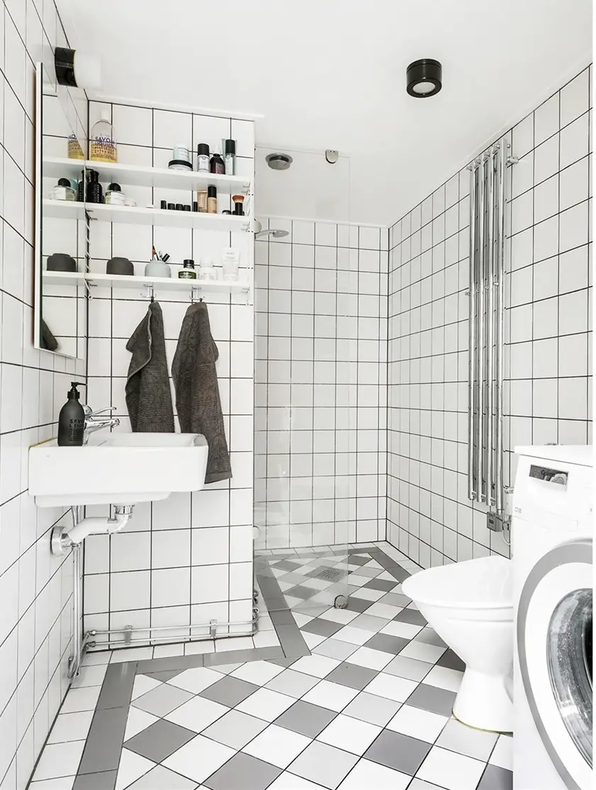 瑞典斯德哥尔摩 54m2 优化一居室,带阁楼卧室和私人花园-16