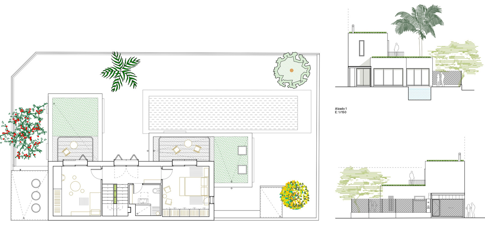 三角之家 · 智利用北向地块的被动式生物气候建筑设计丨Ecoproyecta-8