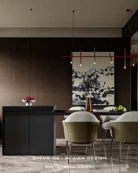 现代客餐厅效果图