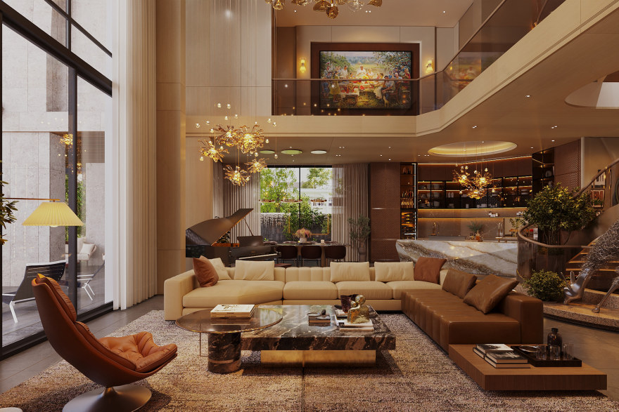 Villa 73别墅设计项目丨越南丨GiangLe & M+ Architecture-39