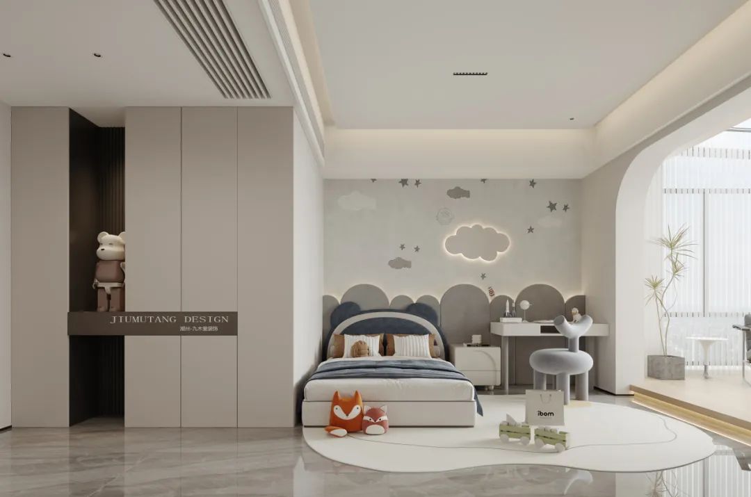 韩东府现代轻奢风家居设计丨九木堂设计-37