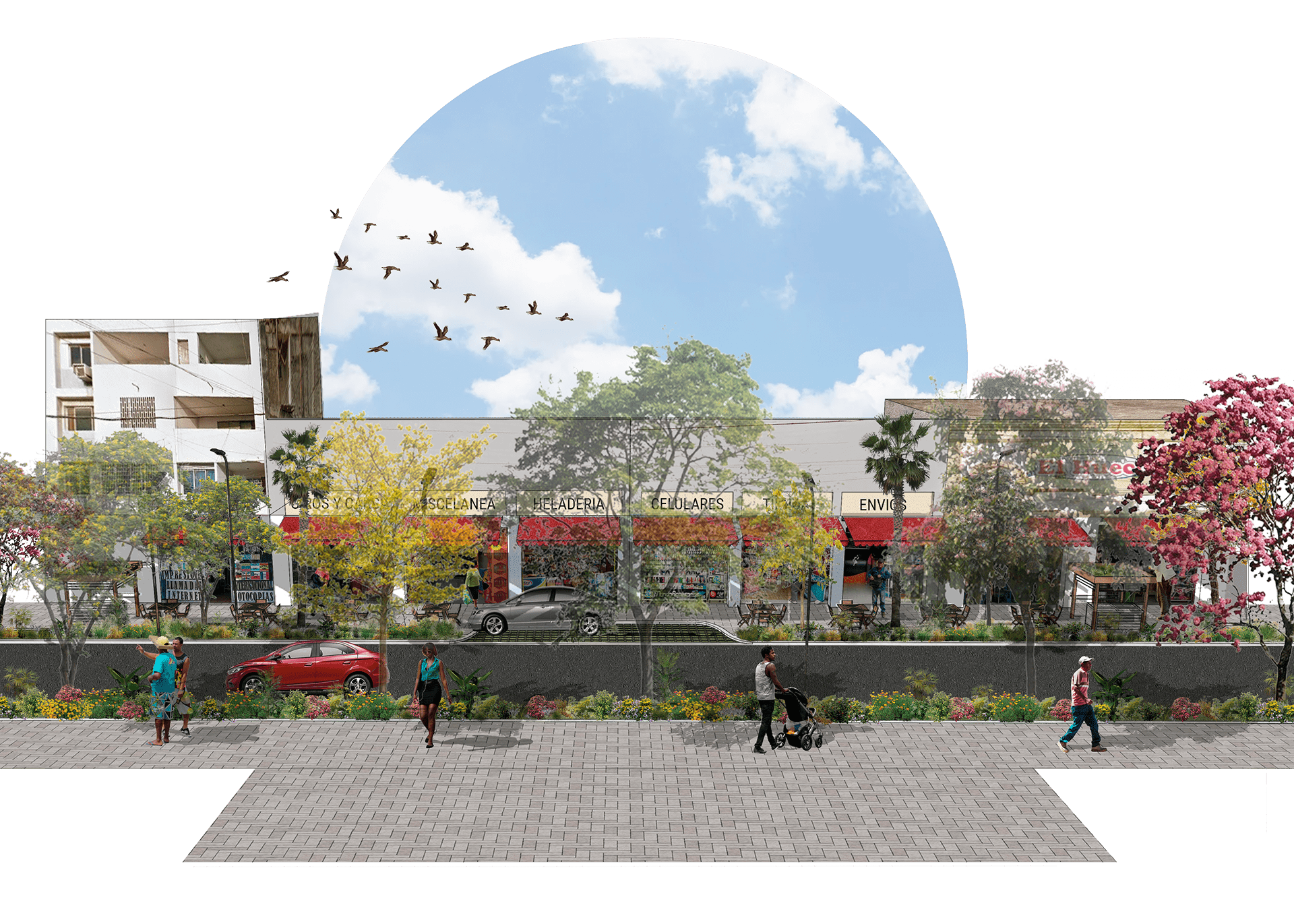 Barranquilla 城市复兴与绿化竞赛丨哥伦比亚丨SCINCO Arquitectas y Arquitectos-25