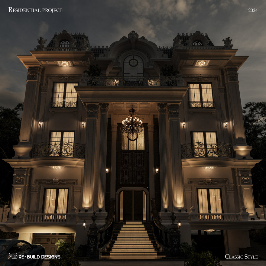 经典别墅外观设计丨埃及丨Re Build Designs-18