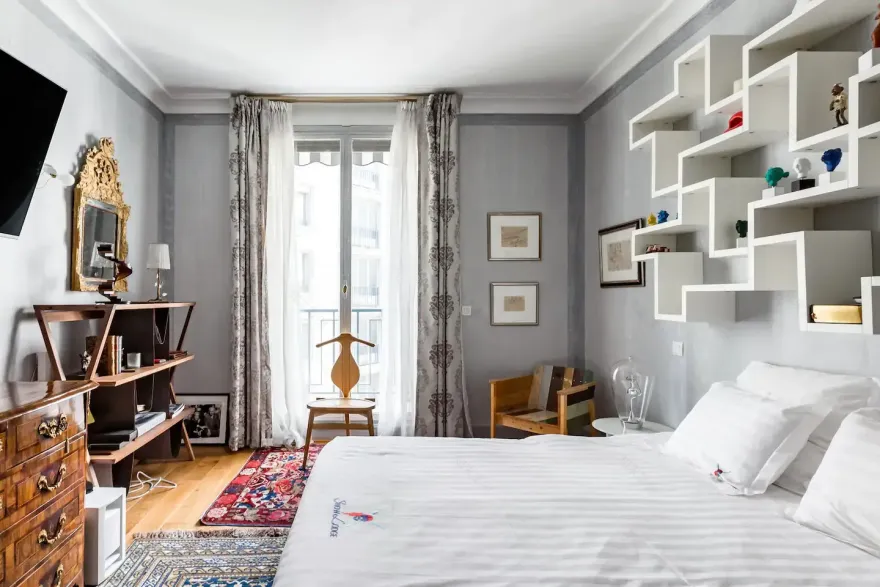 巴黎时尚公寓,古典与设计的完美融合-15