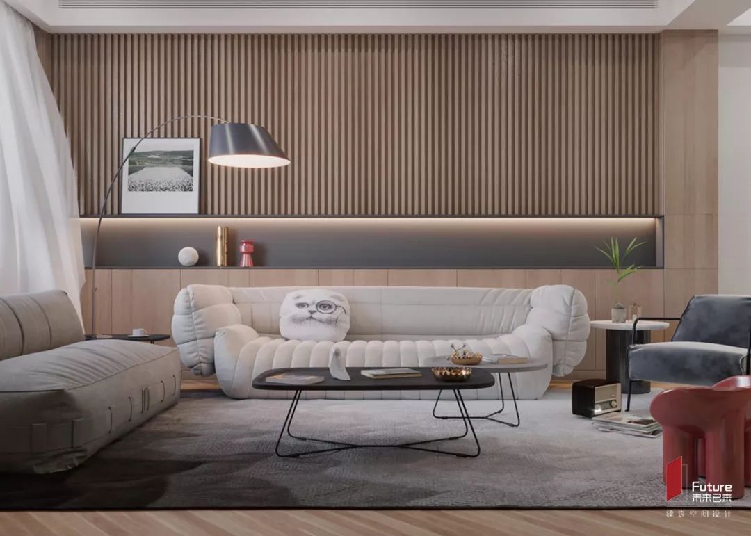 低调奢华,艺术生活——丹东 99㎡家居设计-40