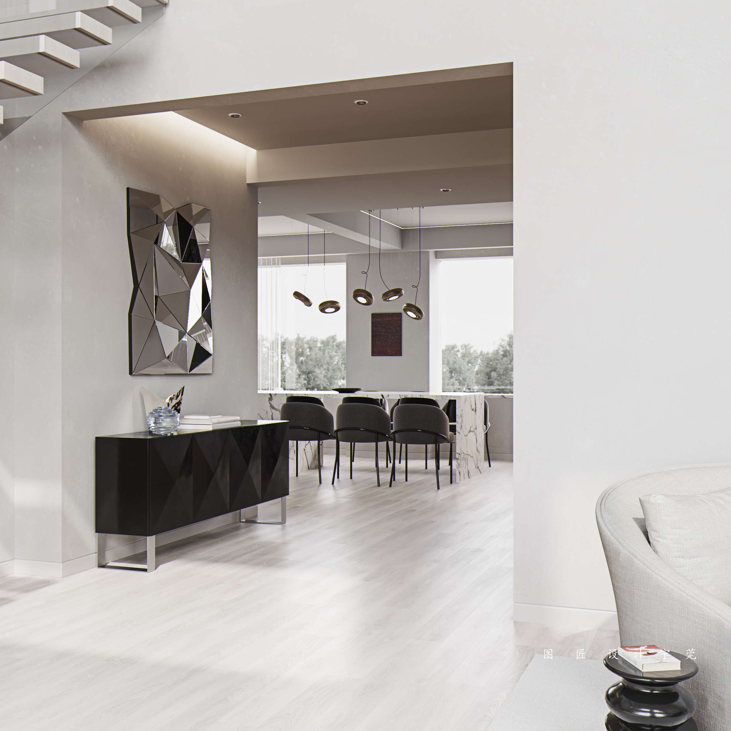 现代简约风私宅设计，治愈又高级！-0