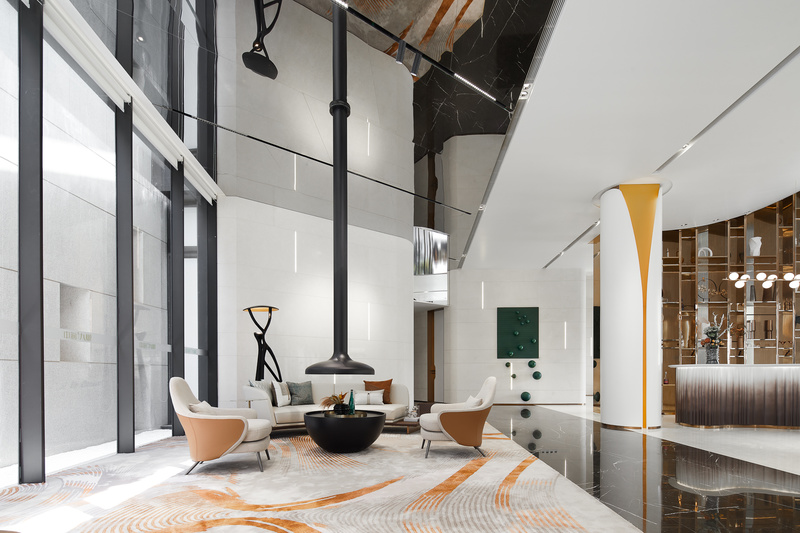 泰州中海九樾售楼处 | 银杏元素重构空间-6