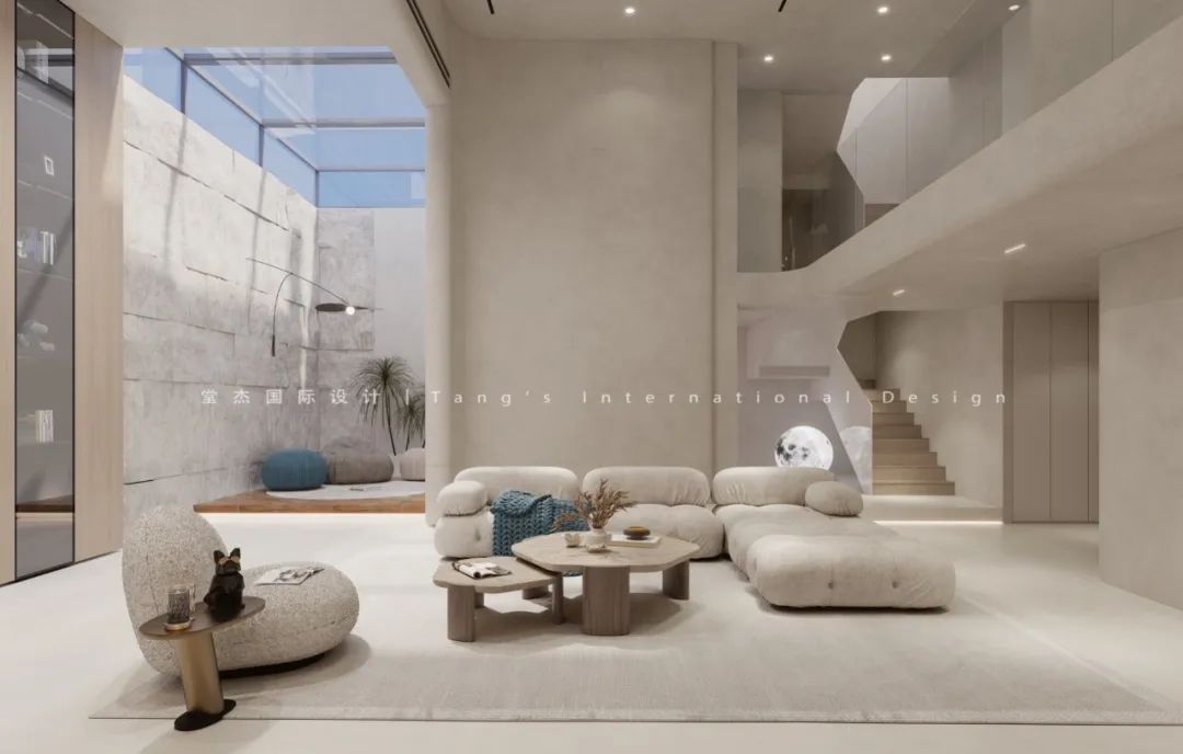 奶白色别墅 · 简约与实用的完美融合丨堂杰国际设计-24